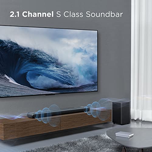 TCL |1ch Sound Bar with Wireless Subwoofer for Home Theater, Dolby Audio and DTS Virtual:X, Black
| TCL |1ch Sound Bar