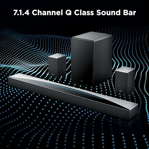 TCL Q85H Q Class 7.1.4 Channel Sound Bar for Home Theater with Dolby Atmos and DTS:X Technology
| TCL Q85H Ray Danz Tec